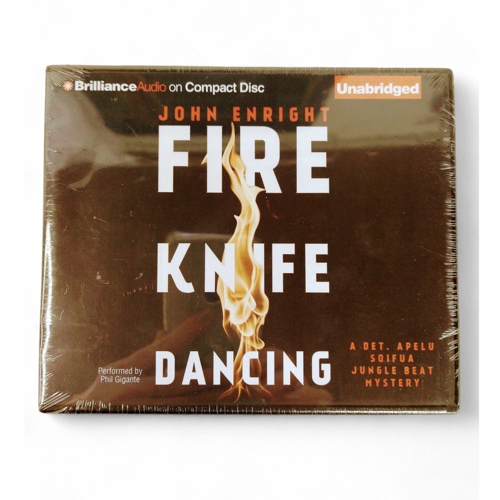 Fire Knife Dancing Audiobook CD‎ John Enright Unabridged Jungle Beat Mystery NEW